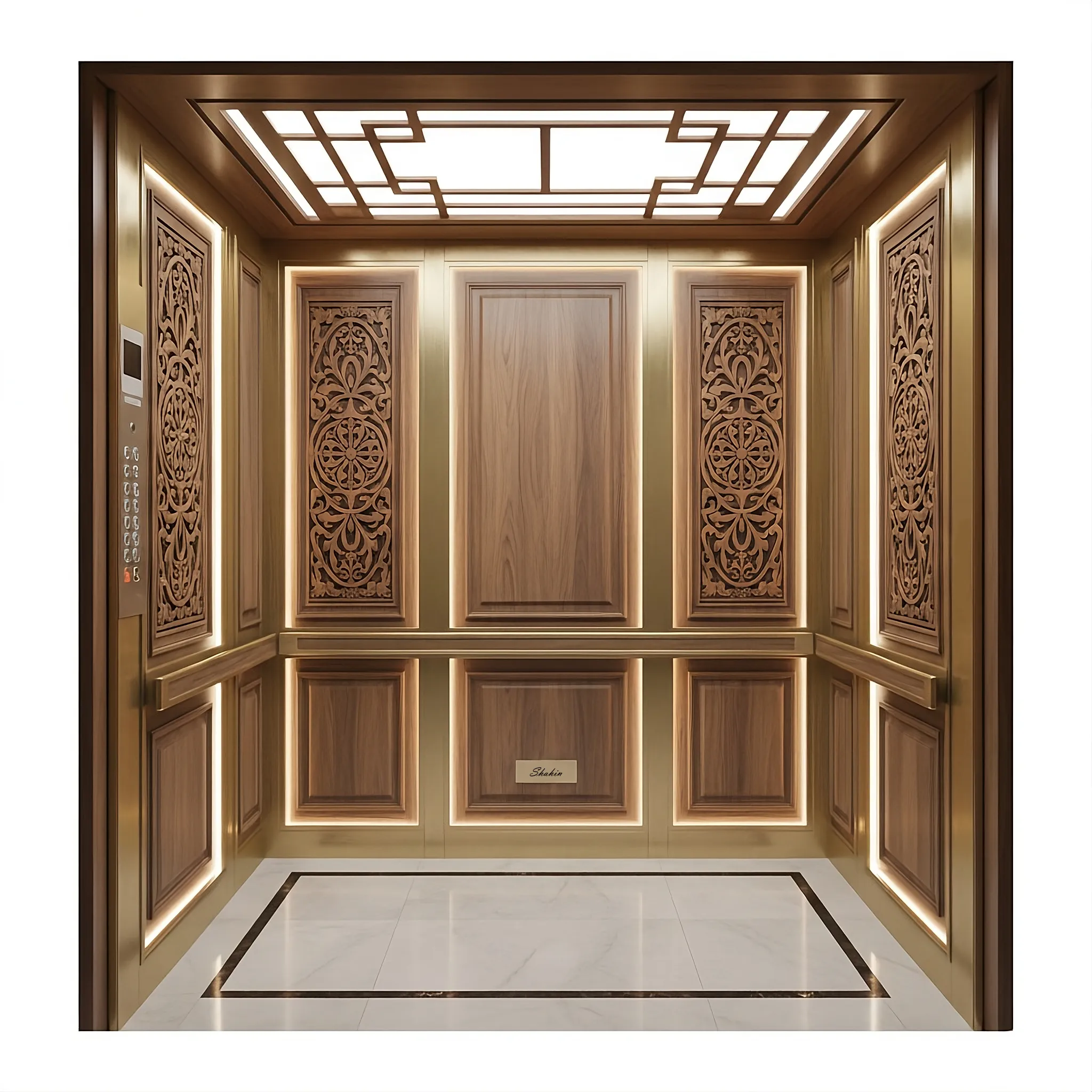 کابین آسانسور W-1409 _شاهین کابین