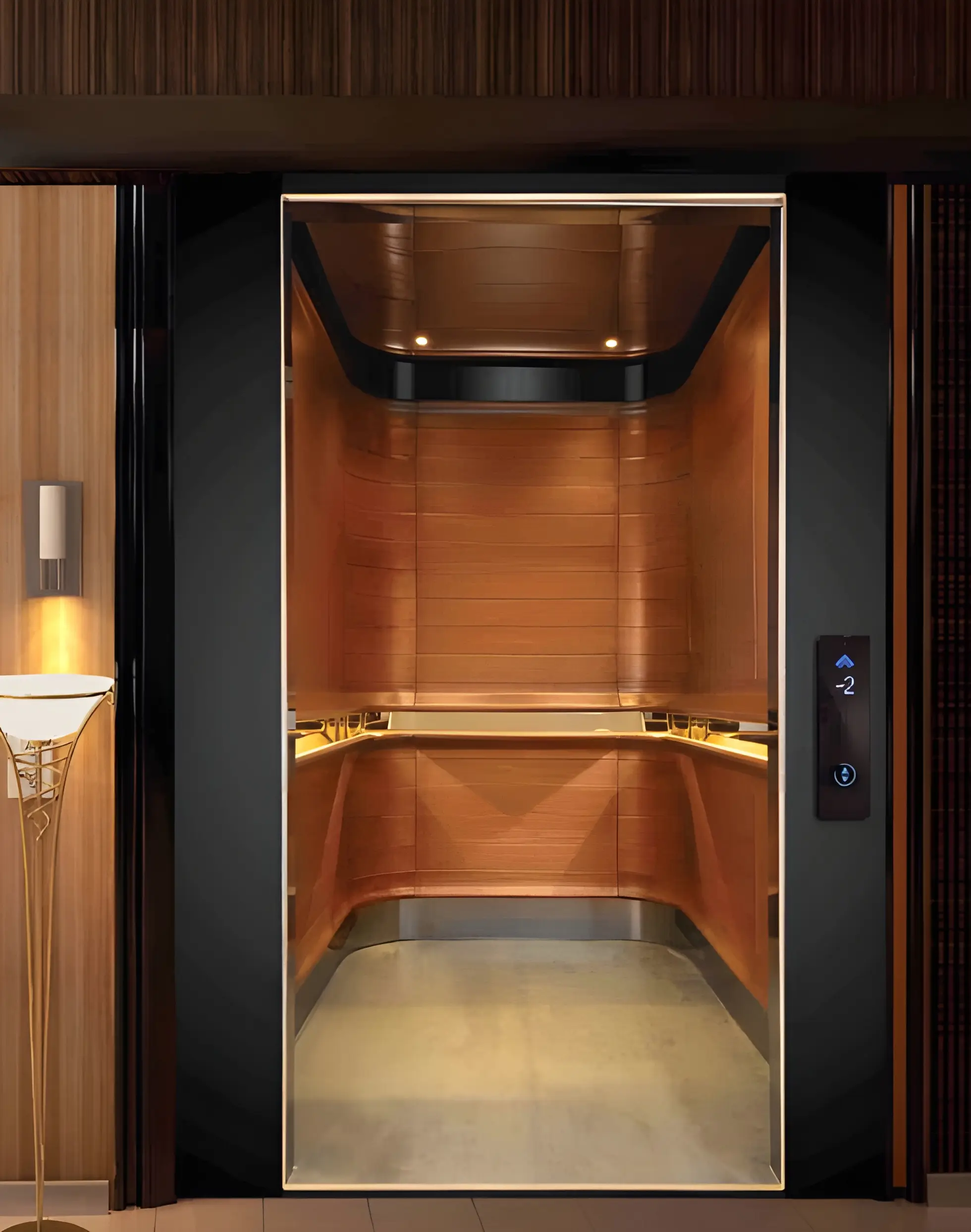 مدل آرون_شاهین کابین کابین آسانسور