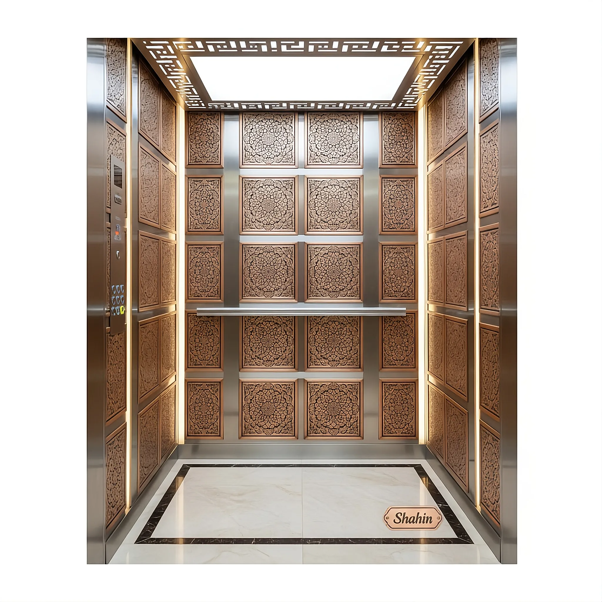 کابین آسانسور M-1404 _شاهین کابین